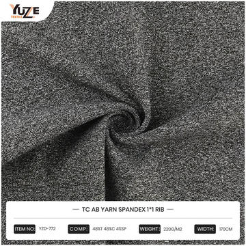 YZD-772 TC AB fonal Spandex 1*1 RJB YZD-772 TC AB fonal Spandex 1*1 RJB