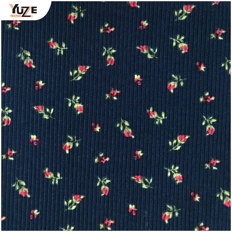 YZK-010055-4 DTY 3*2 RIB 2-SIDE Kefe Print
