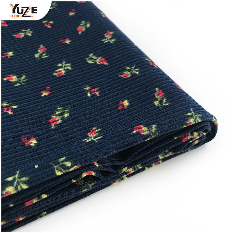 YZK-010055-4 DTY 3*2 RIB 2-SIDE Kefe Print