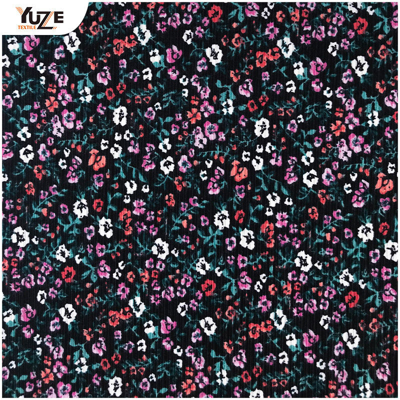 YZK-010055-6 DTY 3*2 RIB 2-SIDE Kefe Print