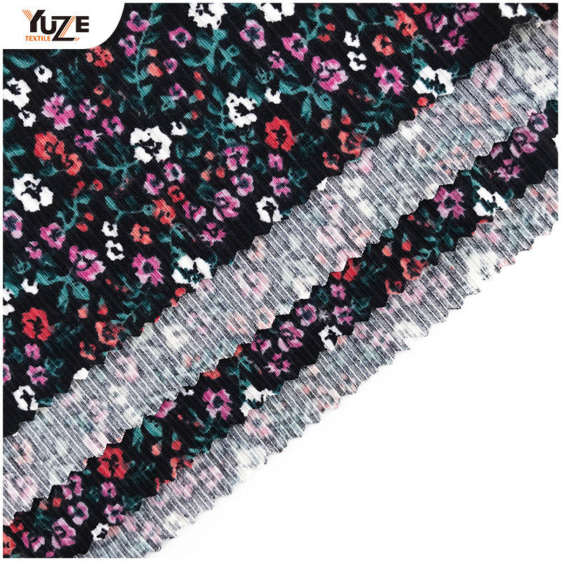 YZK-010055-6 DTY 3*2 RIB 2-SIDE Kefe Print