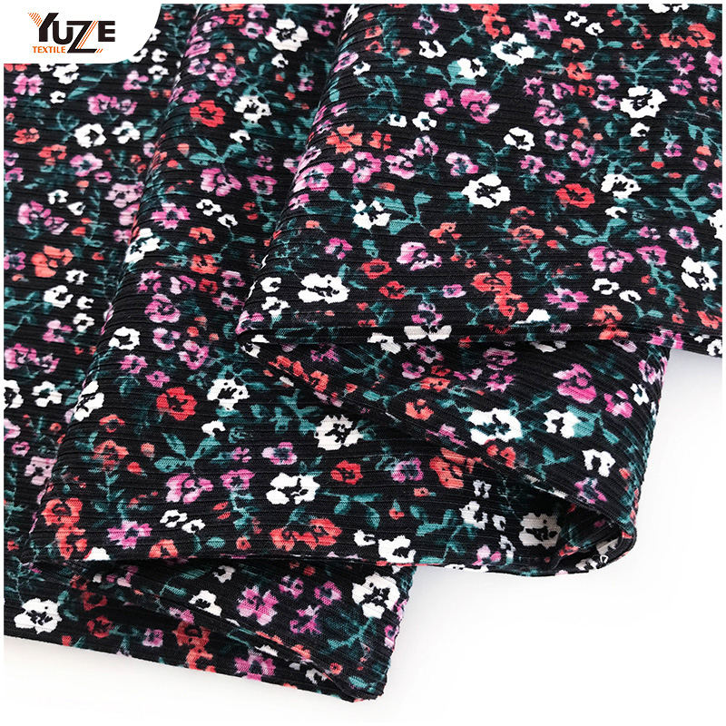 YZK-010055-6 DTY 3*2 RIB 2-SIDE Kefe Print