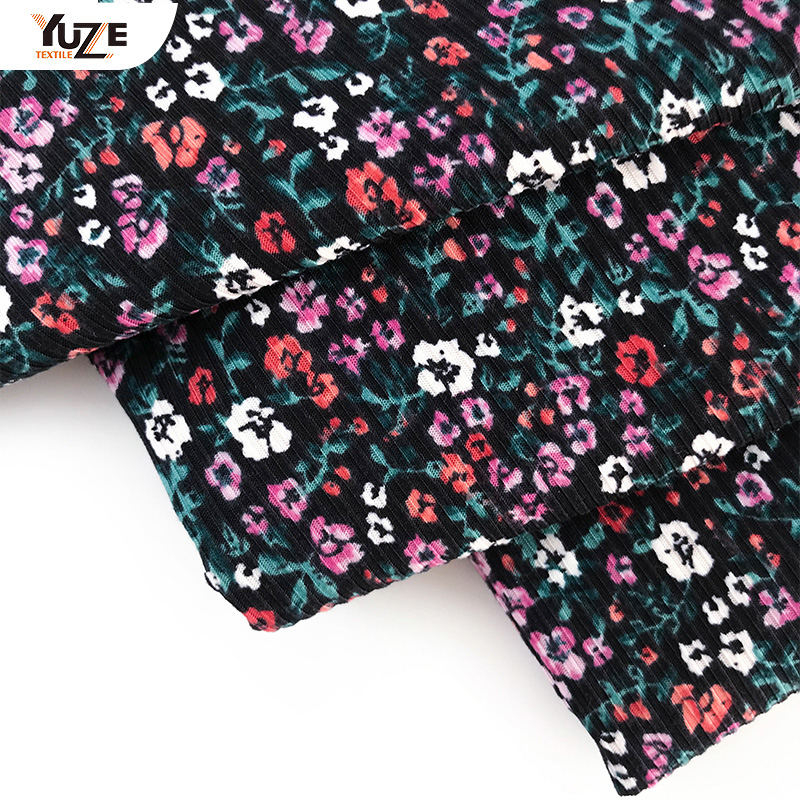 YZK-010055-6 DTY 3*2 RIB 2-SIDE Kefe Print