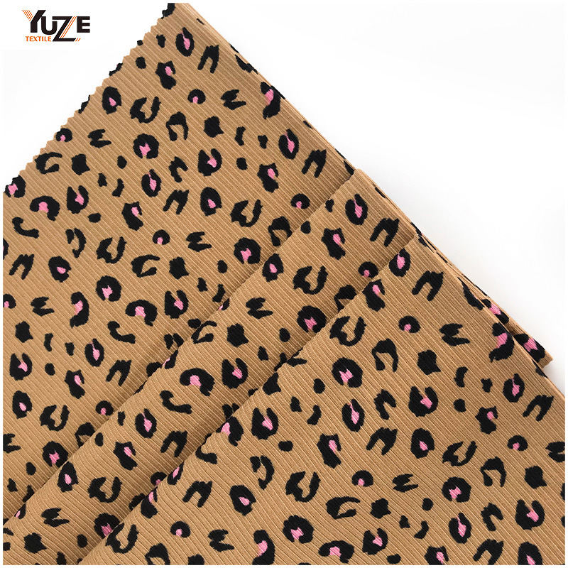 YZK-010055-8 DTY 3*2 RIB 2-SIDE Kefe Print