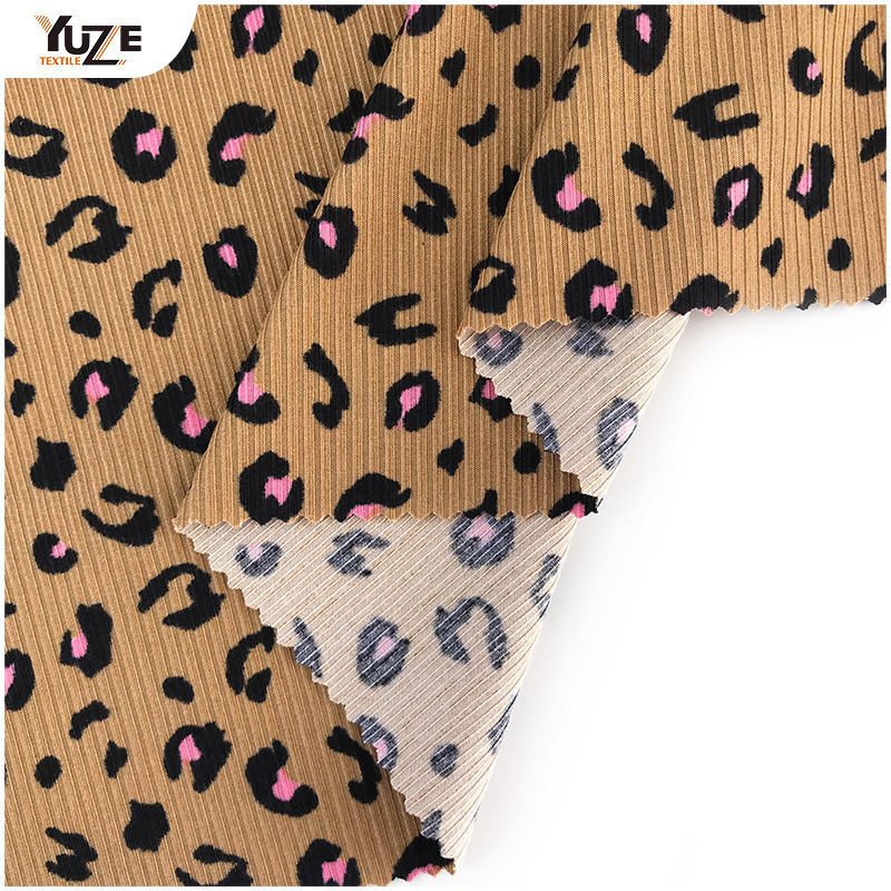 YZK-010055-8 DTY 3*2 RIB 2-SIDE Kefe Print