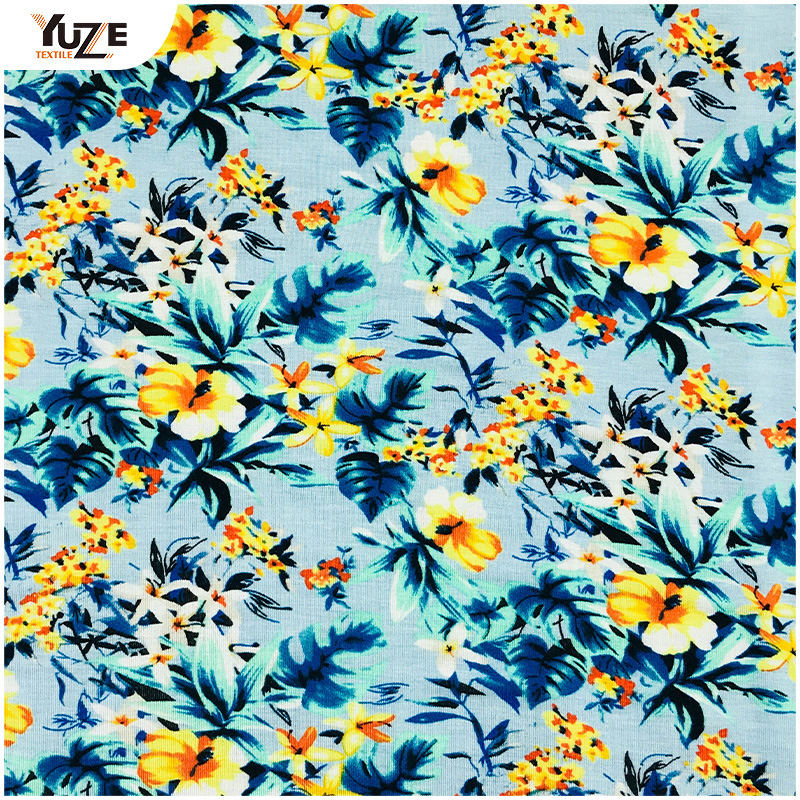 YZGTP-ES1018 Rayon Jersey Spandex nyomtatás