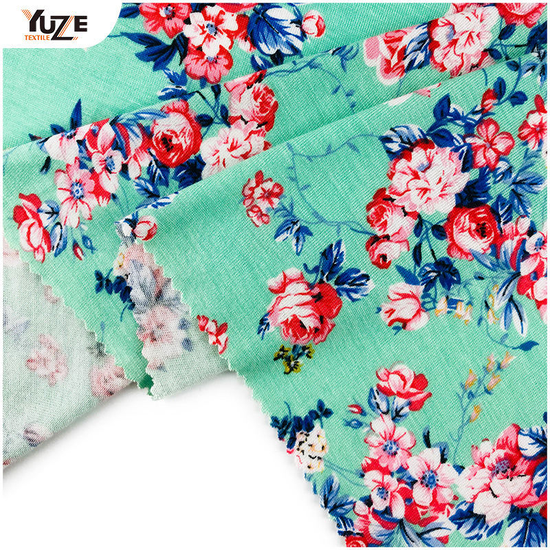 YZGTP-ES1018-2 Rayon Jersey Spandex nyomtatás