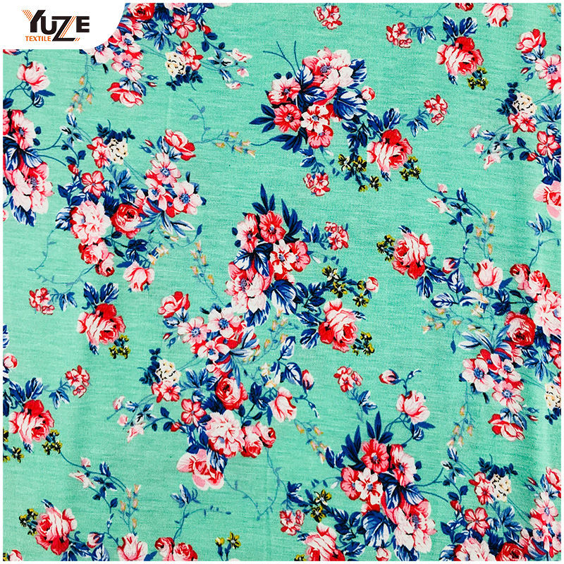 YZGTP-ES1018-2 Rayon Jersey Spandex nyomtatás