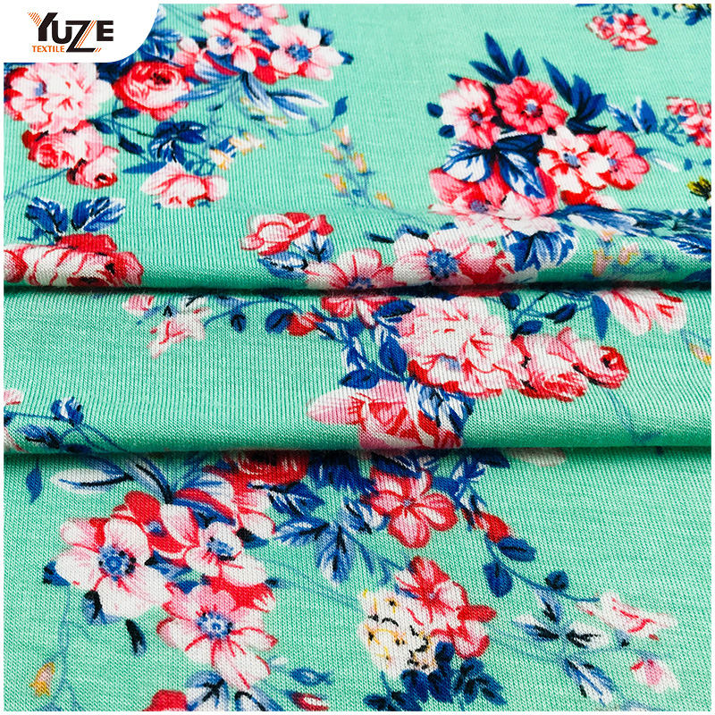 YZGTP-ES1018-2 Rayon Jersey Spandex nyomtatás