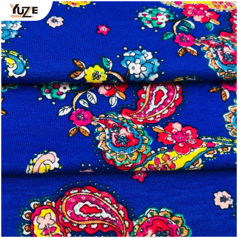 YZS16-319 Rayon OE spandex nyomtatás