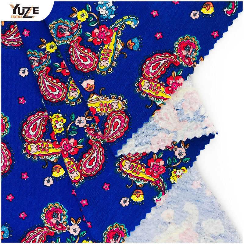 YZS16-319 Rayon OE spandex nyomtatás