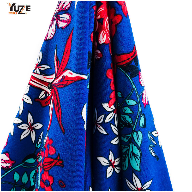 YZS18-539 Poly SPUN Jersey Spandex nyomtatás