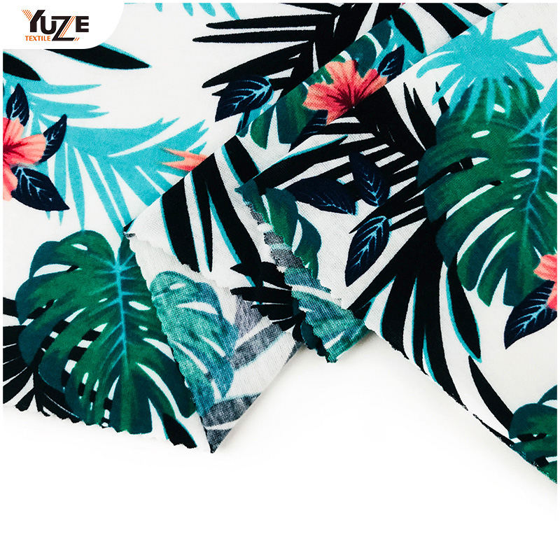 YZS18-701 Poly SPUN Jersey Spandex nyomtatás