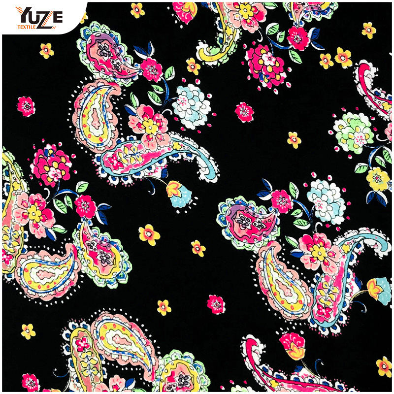 YZS20-119 Rayon OE spandex nyomtatás