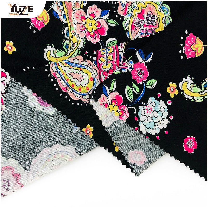 YZS20-119 Rayon OE spandex nyomtatás