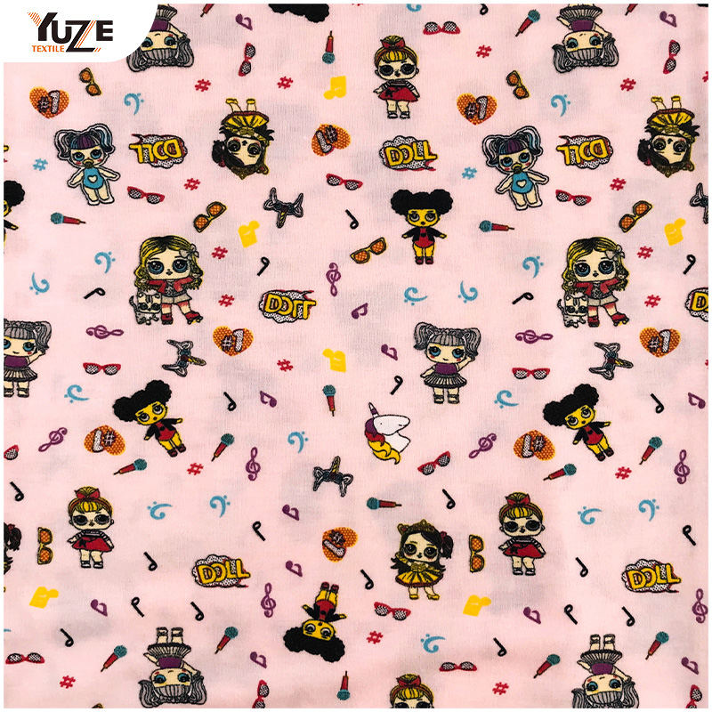 YZS20-726 Poly SPUN spandex nyomtatás