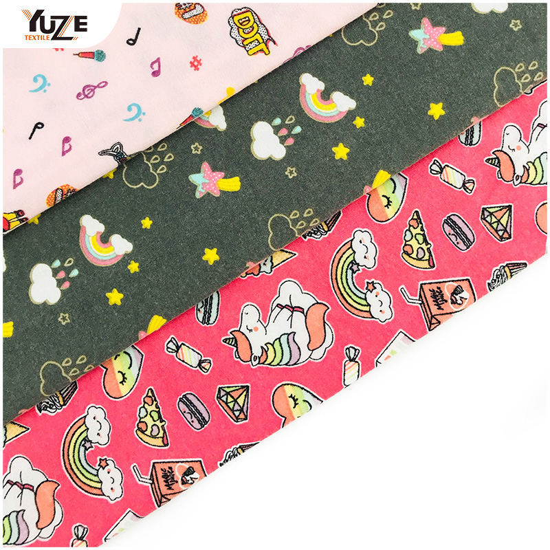 YZS20-726 Poly SPUN spandex nyomtatás