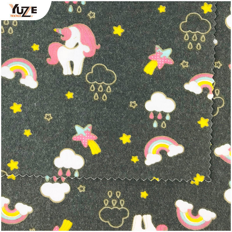 YZS20-726-3 Poly SPUN Spandex nyomtatás