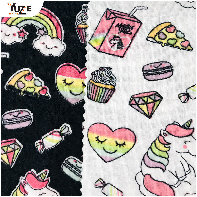 YZS20-726-8 Poly SPUN spandex nyomtatás