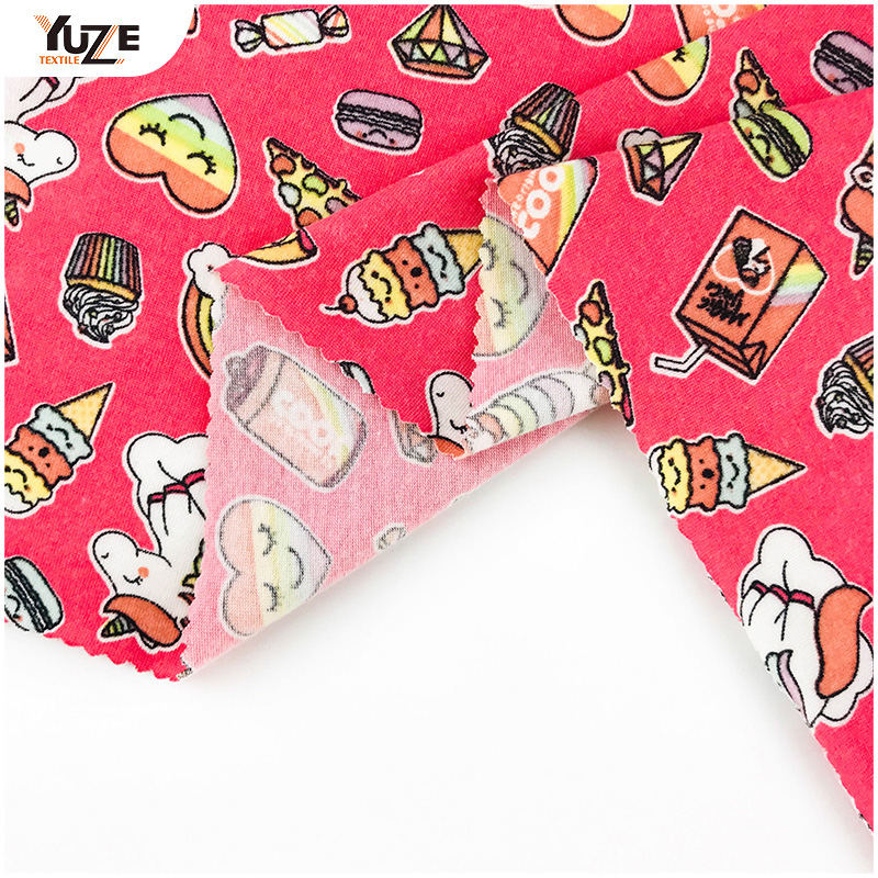 YZS20-726-8 Poly SPUN spandex nyomtatás