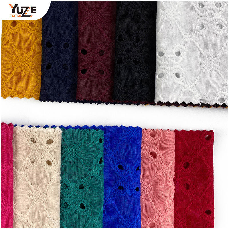 YZK-030030 DTY Spandex JACQ lyukakkal