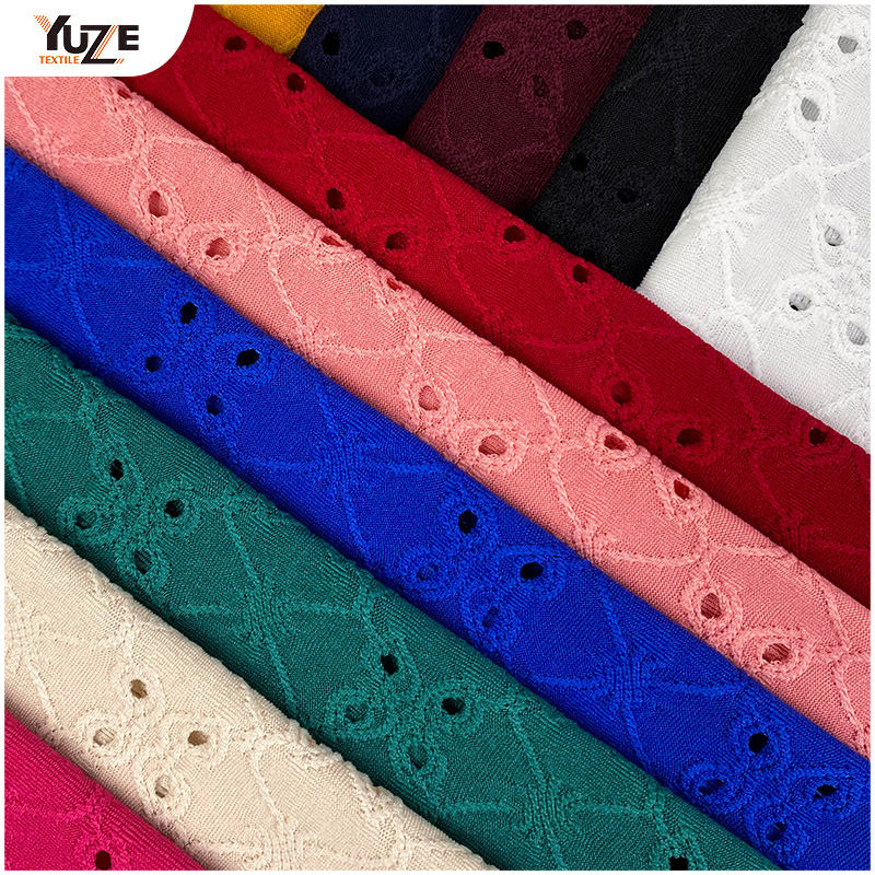 YZK-030030 DTY Spandex JACQ lyukakkal