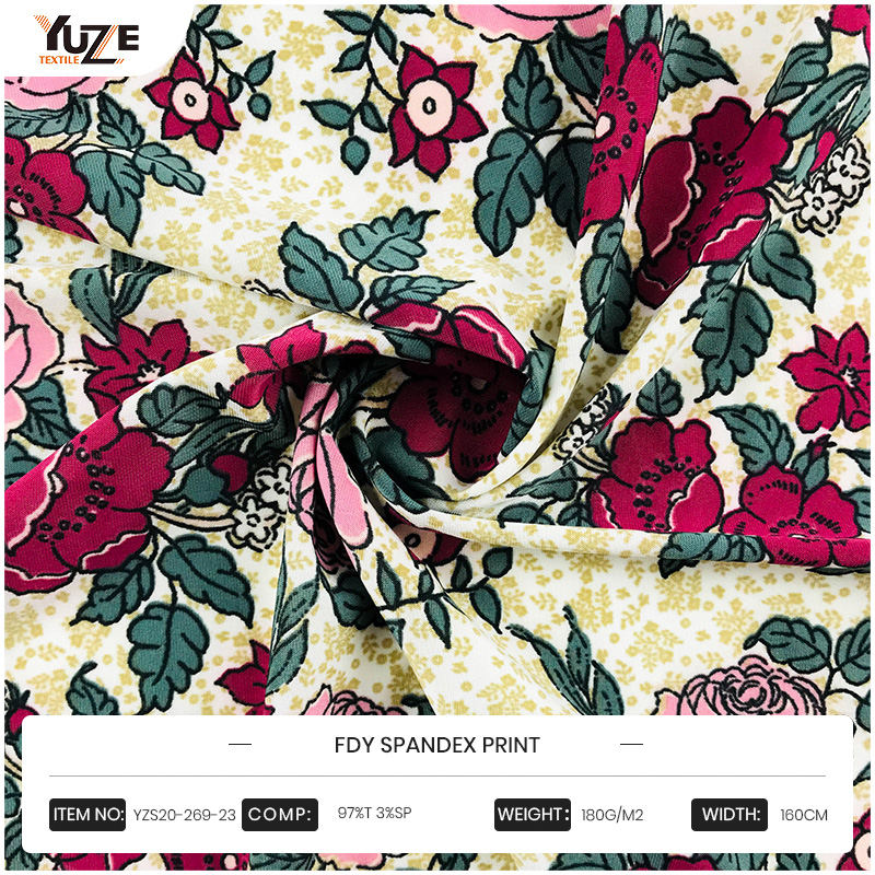 YZS20-269-23 FDY Spandex nyomtatás
