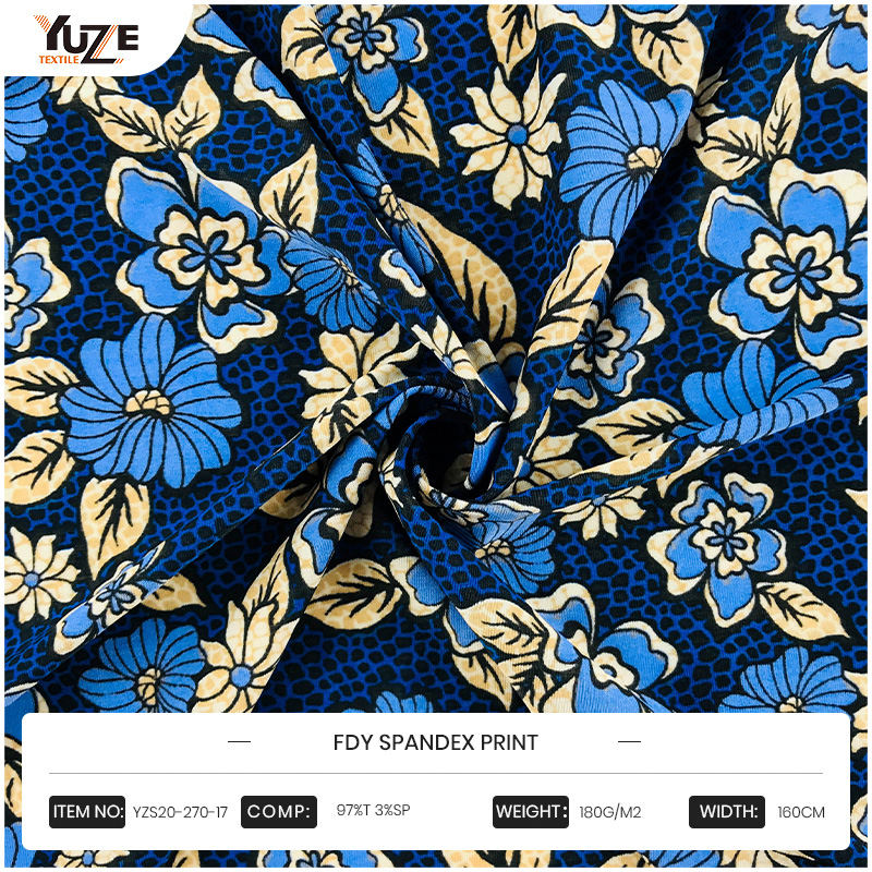 YZS20-270-17 FDY Spandex nyomtatás
