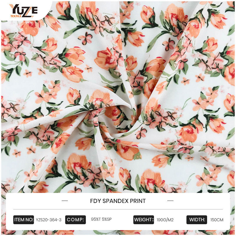YZS20-364-3 FDY Spandex nyomtatás