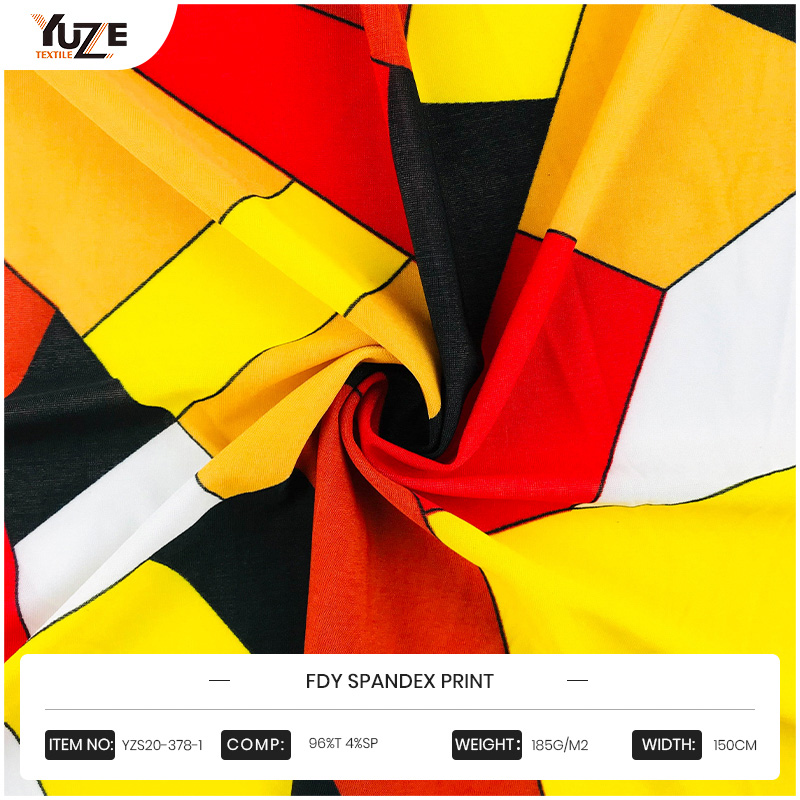 YZS20-378-1 FDY Spandex nyomtatás