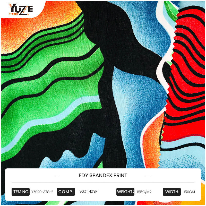 YZS20-378-2 FDY Spandex nyomtatás