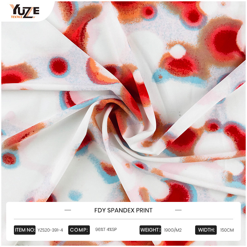 YZS20-391-4 FDY Spandex nyomtatás