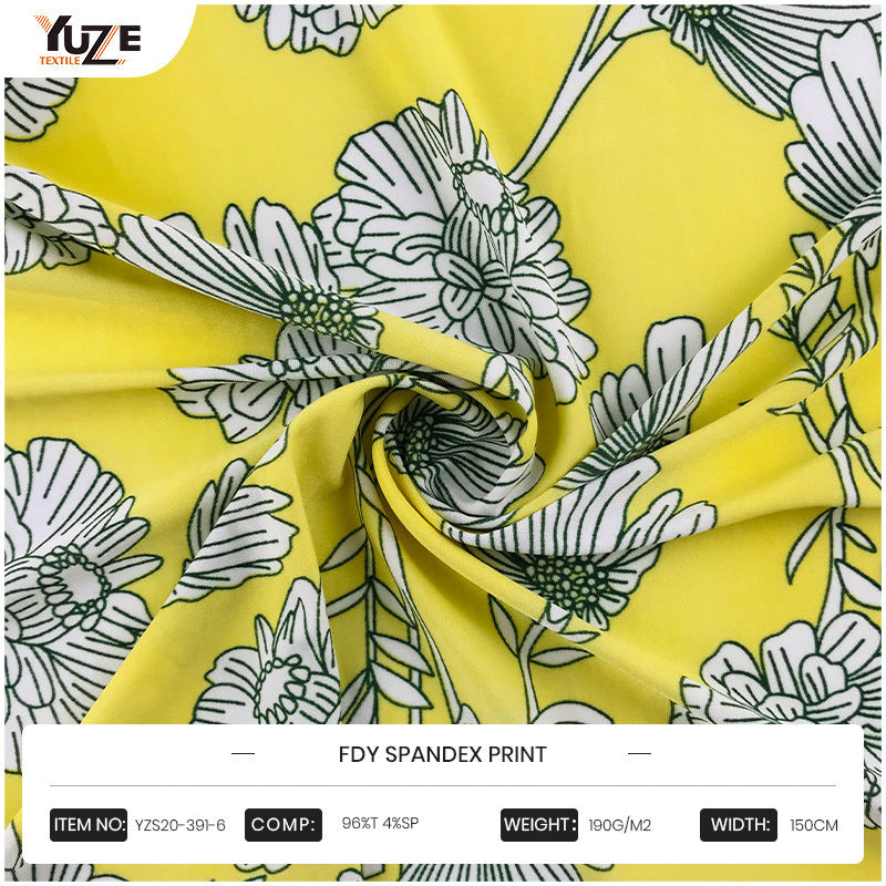 YZS20-391-6 FDY Spandex nyomtatás