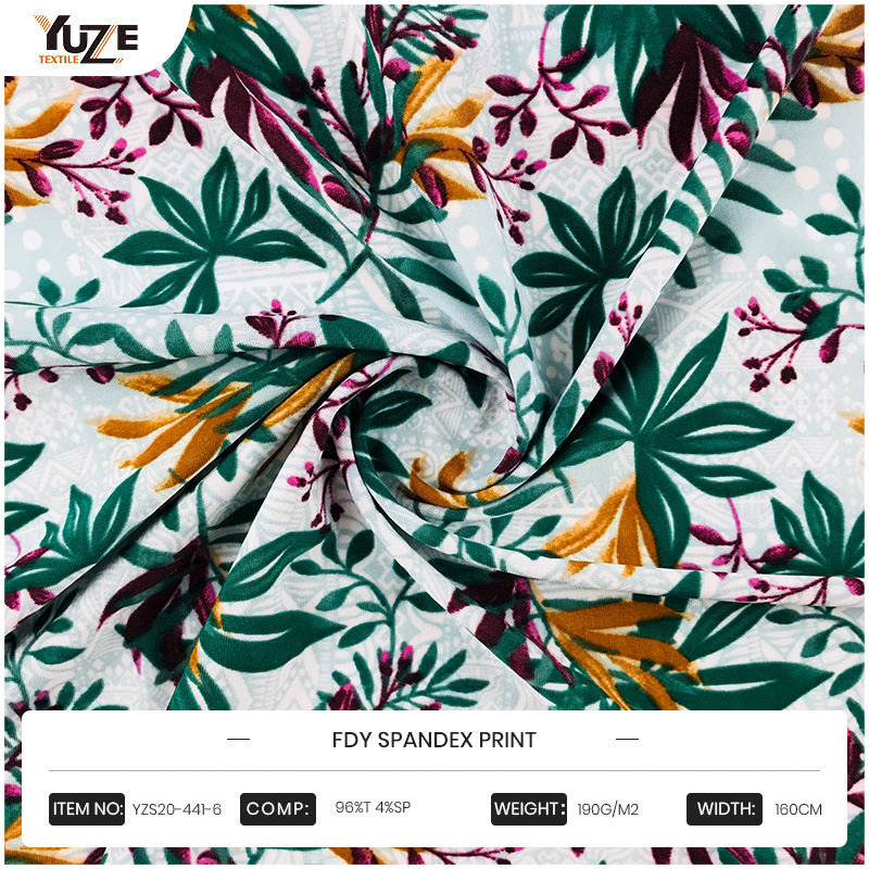 YZS20-441-6 FDY Spandex nyomtatás