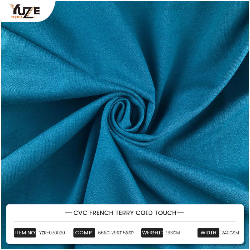 YZK-070020 CVC francia Terry Cold Touch