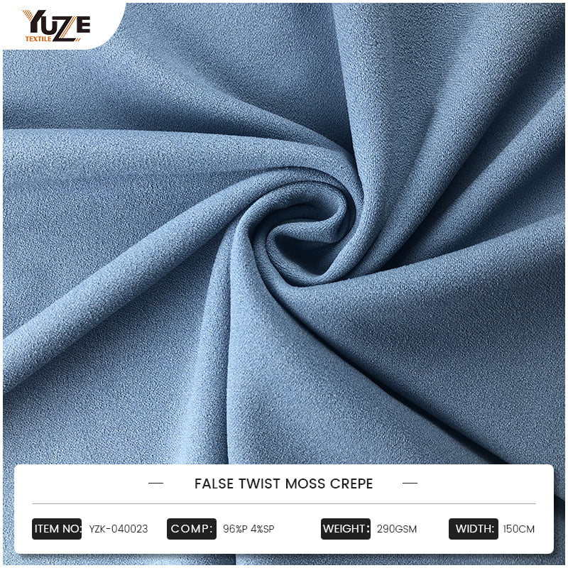 YZK-040023 Hamis Twist Moss Crepe