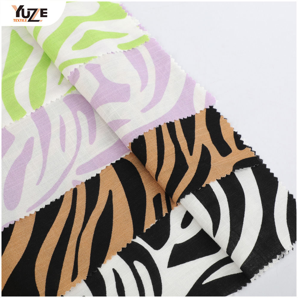 YZW-020025-7 Rayon SP Slub szövött PRT