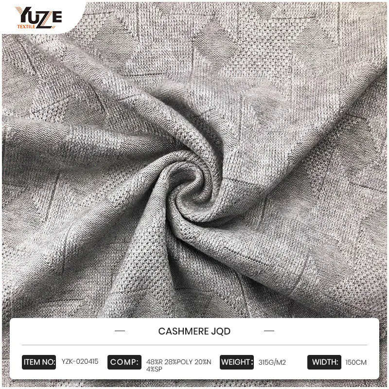 YZK-020415 Cashmere JQD: Több anyag szinergiája páratlan kényelmet biztosít